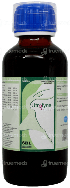 Sbl Utrofyne Syrup 115Ml